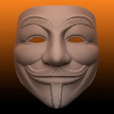 Mặt nạ Anonymous - Mặt nạ Vendetta (Đeo được)