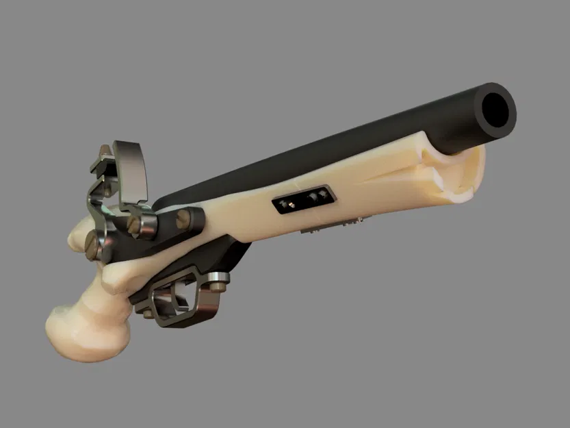 Súng Cướp Biển Xương – Phụ Kiện Hóa Trang Halloween - Image 1