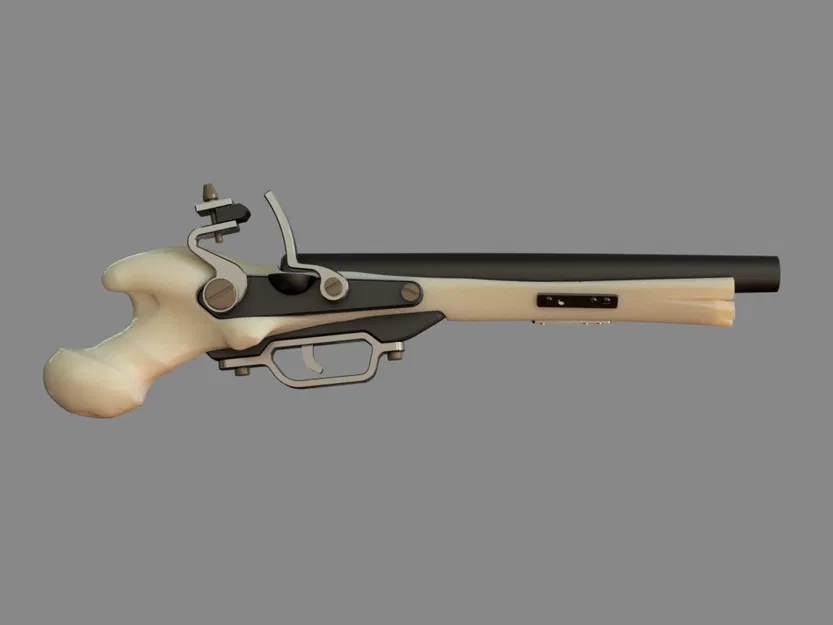 Súng Cướp Biển Xương – Phụ Kiện Hóa Trang Halloween - Image 2