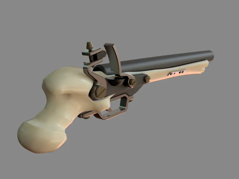 Súng Cướp Biển Xương – Phụ Kiện Hóa Trang Halloween - Image 4