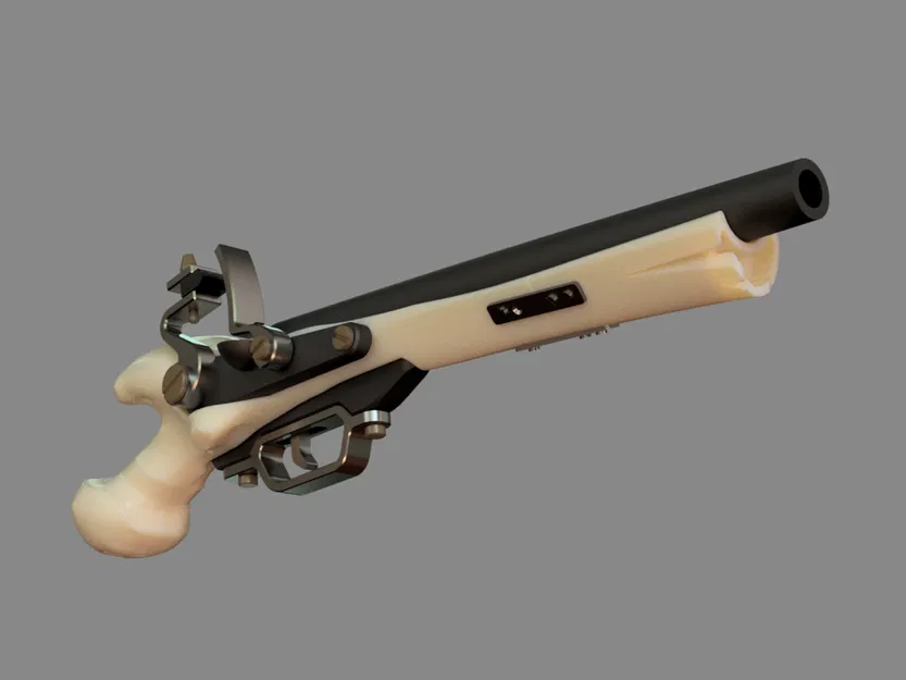 Súng Cướp Biển Xương – Phụ Kiện Hóa Trang Halloween - Image 15