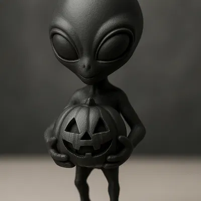 Người Ngoài Hành Tinh Halloween Với Bí Ngô