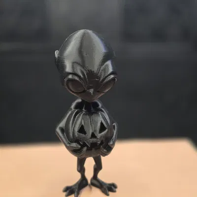 Người Ngoài Hành Tinh Halloween Với Bí Ngô