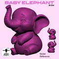 Mô Hình Bé Voi "Bebe Elefante" - Trang Trí Dễ Thương - Thumbnail 1
