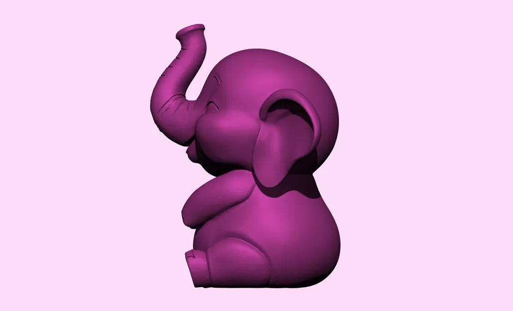 Mô Hình Bé Voi "Bebe Elefante" - Trang Trí Dễ Thương - Image 4