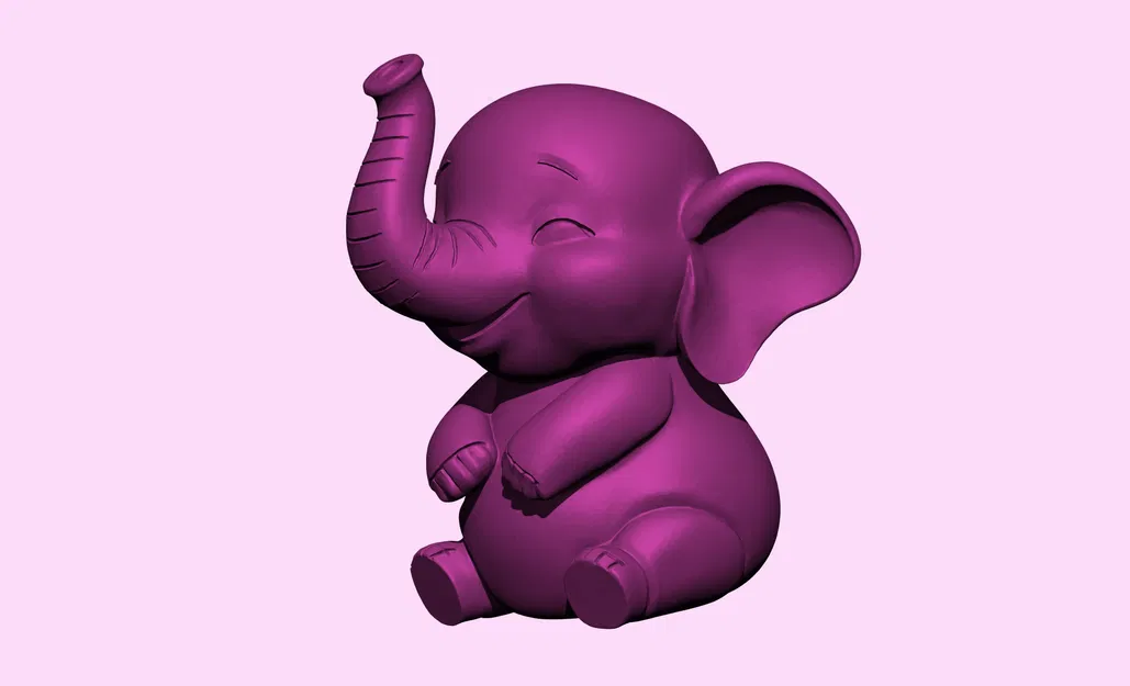 Mô Hình Bé Voi "Bebe Elefante" - Trang Trí Dễ Thương - Image 7