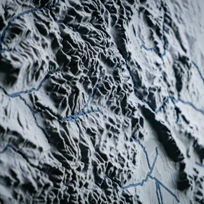 Bản đồ Địa hình Colorado, Mỹ (CO) với Đặc điểm Thủy văn