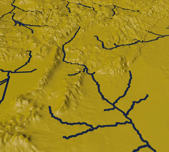 Bản đồ Địa hình Colorado, Mỹ (CO) với Đặc điểm Thủy văn - Image 5