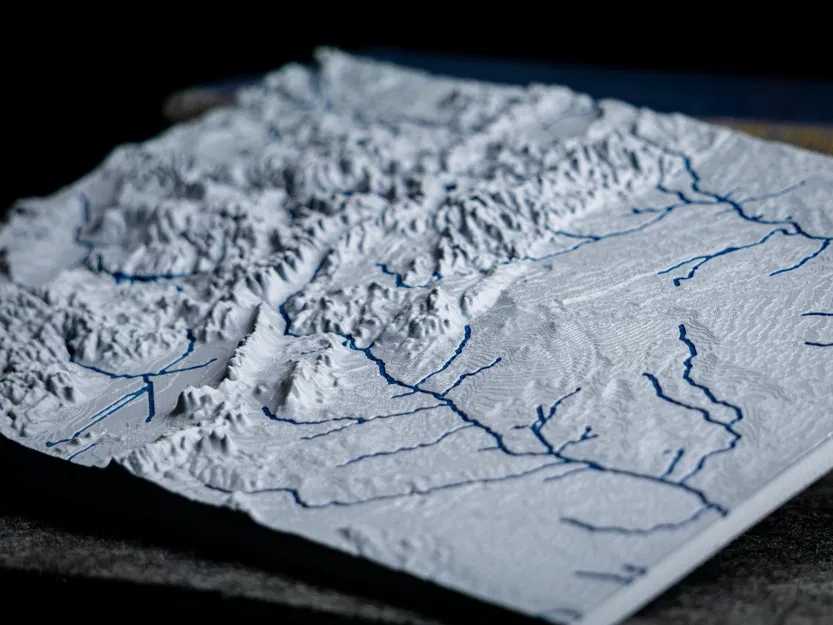 Bản đồ Địa hình Colorado, Mỹ (CO) với Đặc điểm Thủy văn - Image 9