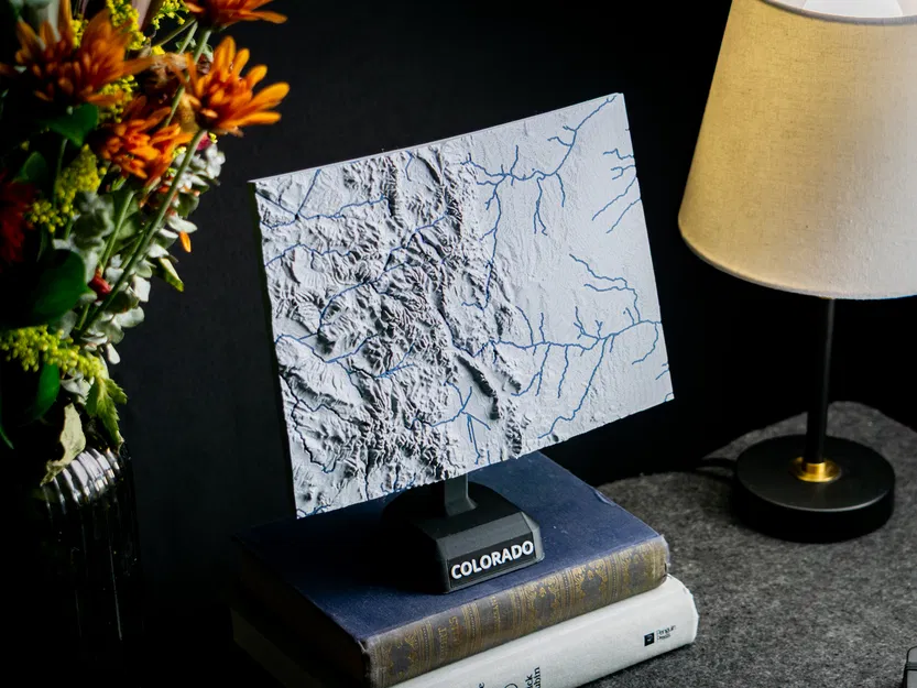 Bản đồ Địa hình Colorado, Mỹ (CO) với Đặc điểm Thủy văn - Image 10