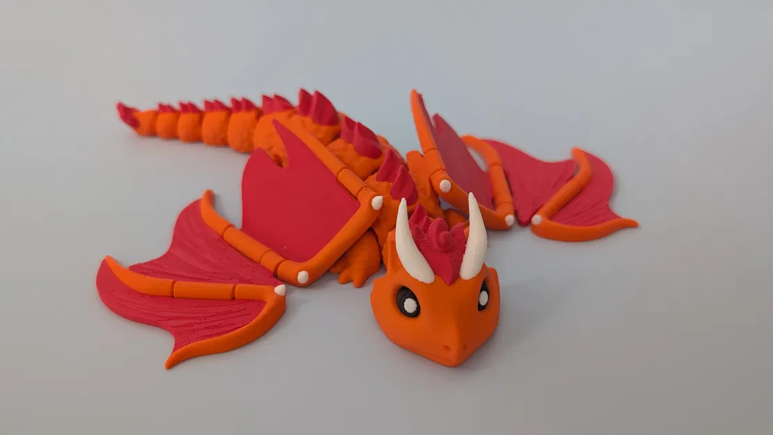 Rồng Lửa Già - Mô Hình Đồ Chơi Khớp Nối - Image 1