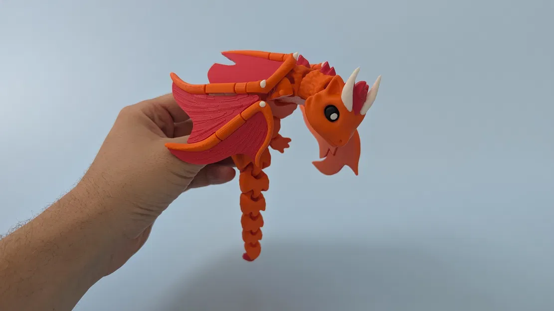 Rồng Lửa Già - Mô Hình Đồ Chơi Khớp Nối - Image 2