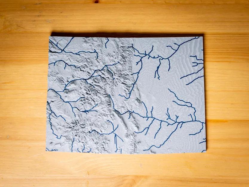 Bản đồ Địa hình Colorado, Mỹ (CO) với Đặc điểm Thủy văn - Image 13