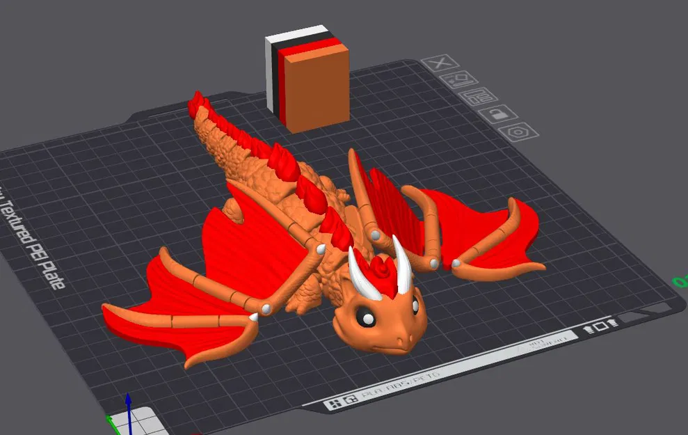 Rồng Lửa Già - Mô Hình Đồ Chơi Khớp Nối - Image 5