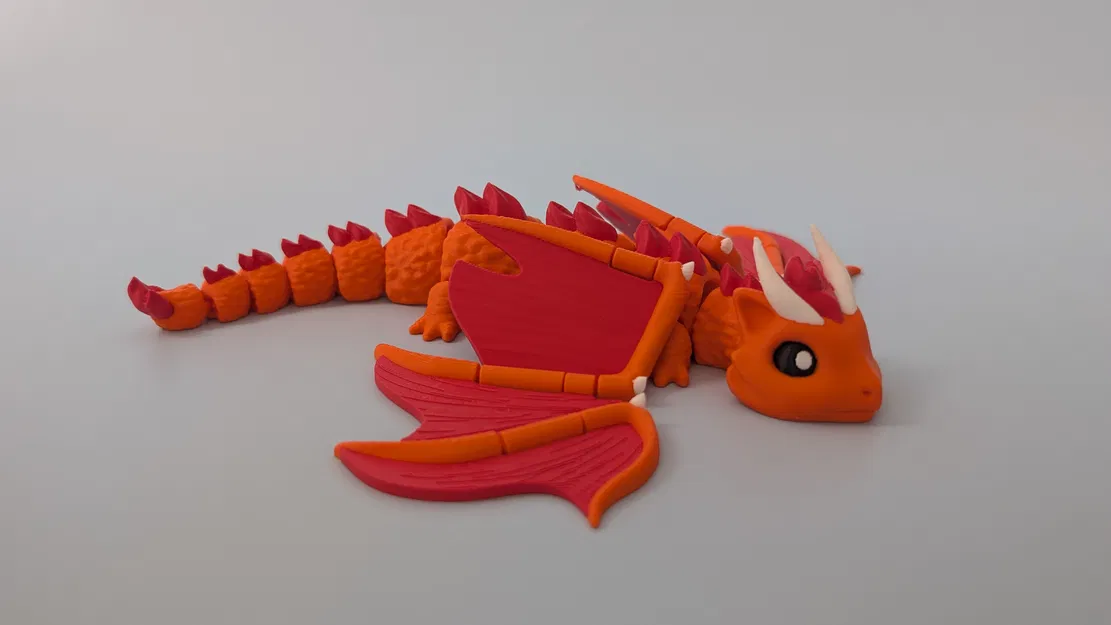 Rồng Lửa Già - Mô Hình Đồ Chơi Khớp Nối - Image 6