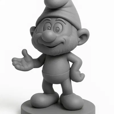 Papa Smurf - Mô Hình 3D