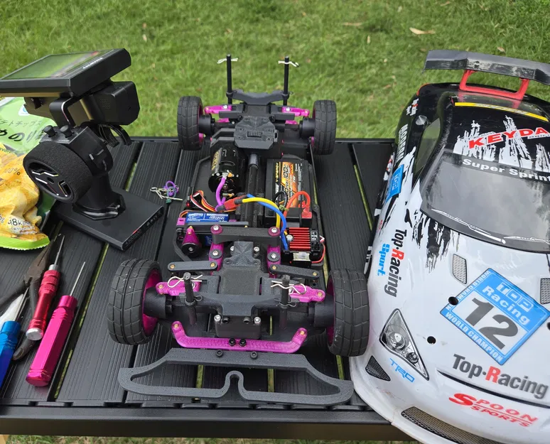 Khung gầm xe touring 4WD RC điện 1/10 (TT-02) - Image 2