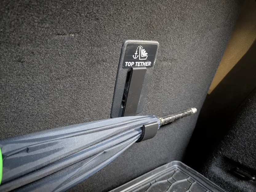 Kẹp ô cho khe Isofix lưng ghế ô tô - Image 1