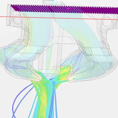 Ống dẫn quạt tản nhiệt nhẹ cho FlashForge Adventurer 5M/5M PRO