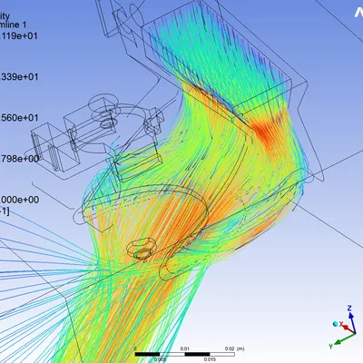 Ống Quạt Tản Nhiệt Nhẹ Cho FlashForge Adventurer 5M/5M PRO Kiểu Prusa MK4S
