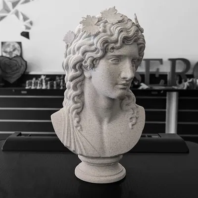 Tượng Bán Thân Thần Dionysus - Vị Thần Rượu Vang Hy Lạp