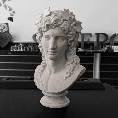 Tượng Bán Thân Thần Dionysus - Vị Thần Rượu Vang Hy Lạp