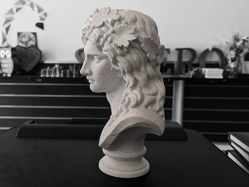 Tượng Bán Thân Thần Dionysus - Vị Thần Rượu Vang Hy Lạp - Image 5