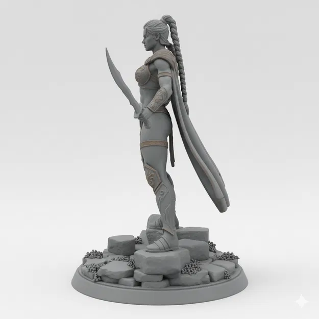 Mô hình có thể sơn Lionheart Amazon - Image 3