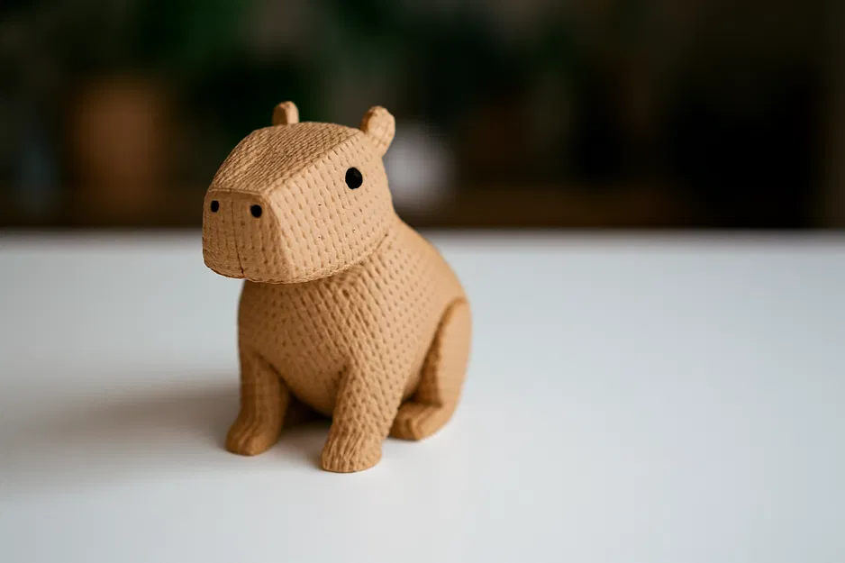 Capybara Dệt Kim - Người Bạn Bàn Làm Việc Thư Giãn Nhất - Image 1