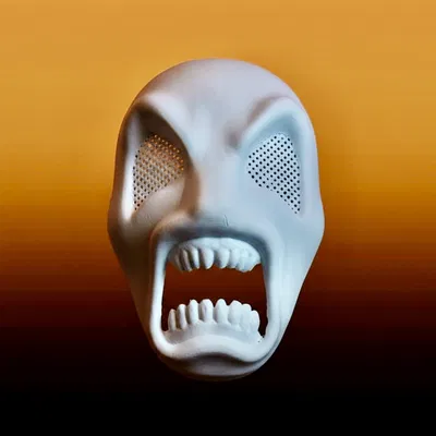 Mặt nạ Halloween kinh dị ghê rợn #2 có thể đeo được