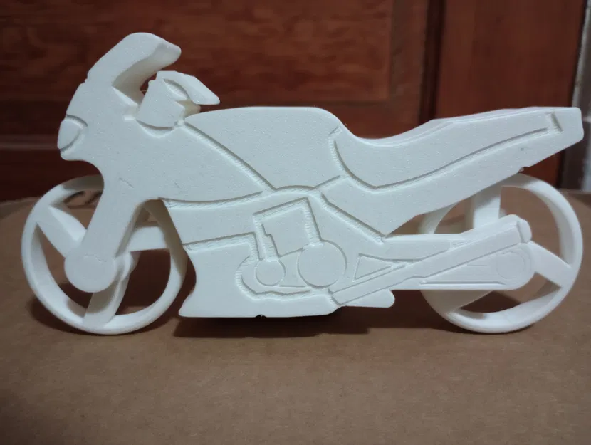 Mô Hình Xe Máy Kit Card (Dựa trên Kawasaki Ninja 500) - Image 2