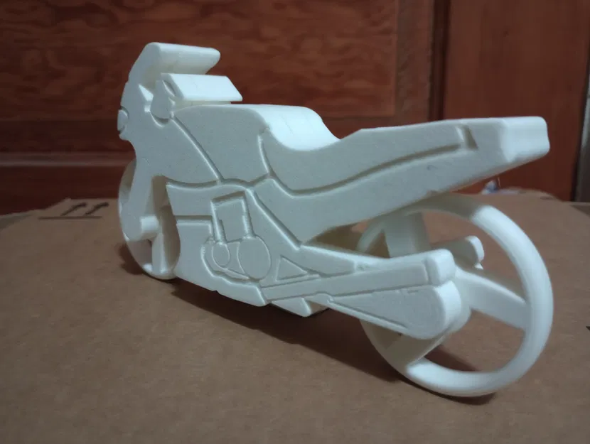 Mô Hình Xe Máy Kit Card (Dựa trên Kawasaki Ninja 500) - Image 3