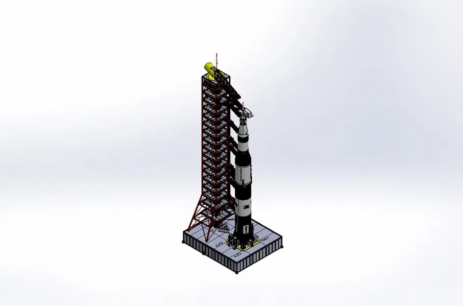 Tên lửa Saturn V và Bệ phóng - Image 11