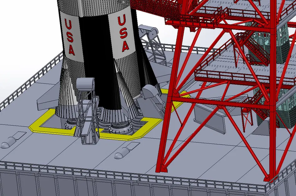 Tên lửa Saturn V và Bệ phóng - Image 12