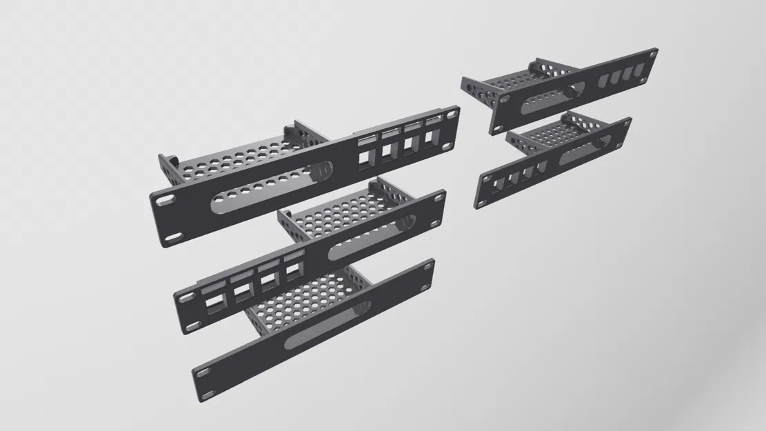 Giá đỡ rack 10 inch cho Unifi USW Flex Mini - Image 1