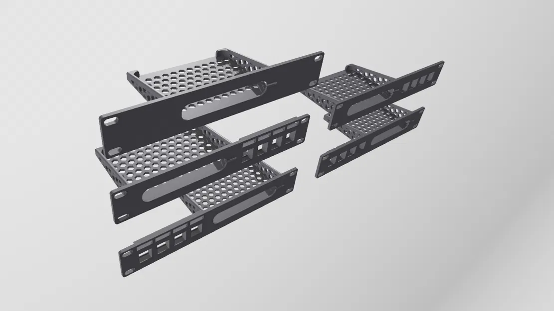 Khay Gắn Tủ Rack 10 inch cho Unifi USW Flex 2.5G-5 - Image 1