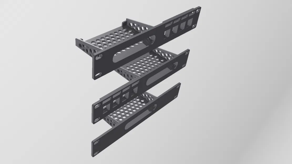 Giá đỡ rack 10 inch cho Unifi USW Flex Mini - Image 2