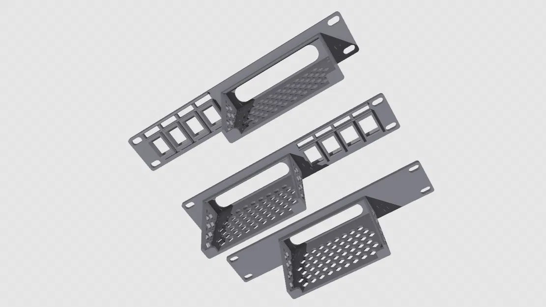 Giá đỡ rack 10 inch cho Unifi USW Flex Mini - Image 3