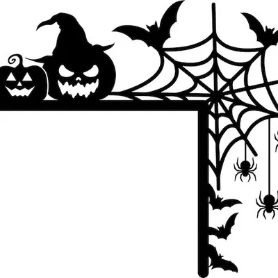 Trang Trí Góc Cửa Halloween Xinh Xắn