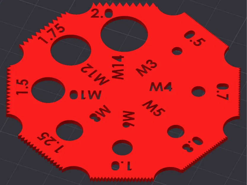 Đĩa Đo Ren Hệ Mét - Image 1