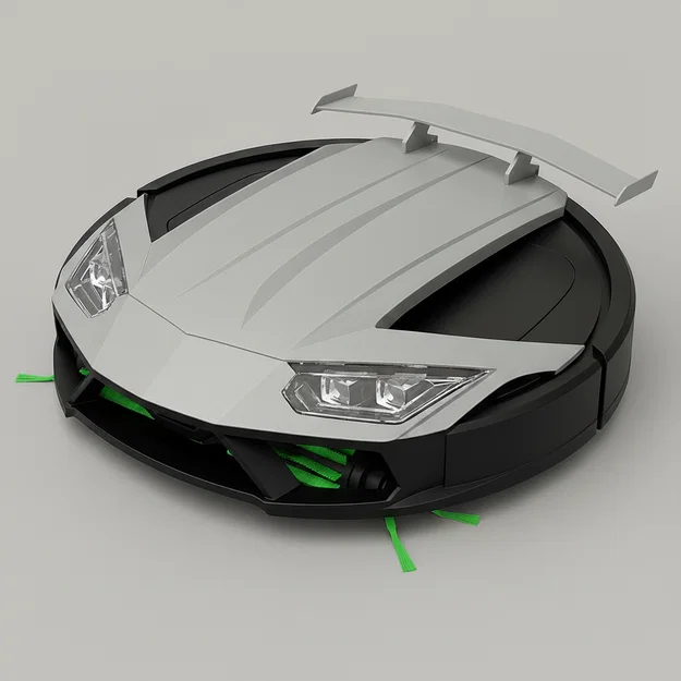 Vỏ trang trí Roomborghini Lamborghini cho robot hút bụi Roomba - Image 2