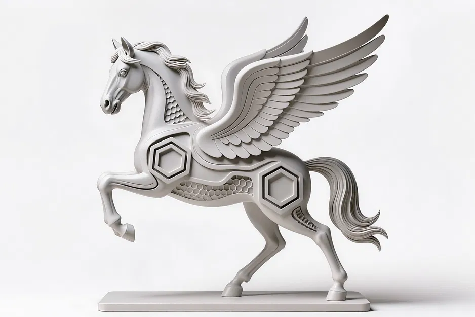 Tượng Pegasus - Tác Phẩm Điêu Khắc Lục Giác Độc Đáo - Image 1