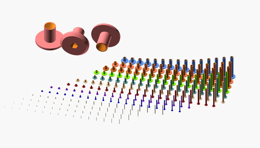 Trăm loại Đai Ốc Lục Giác Đầu Phẳng Tiêu Chuẩn Metric Từ M1.6 Đến M64 - Image 1