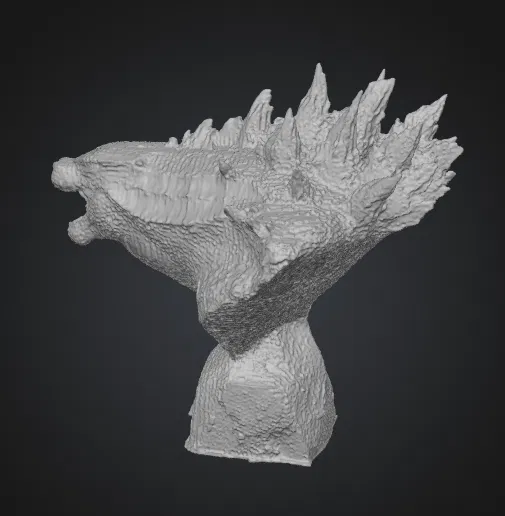 Tượng Đầu Godzilla - Image 4