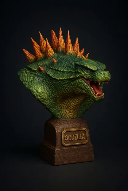 Tượng Đầu Godzilla - Image 5