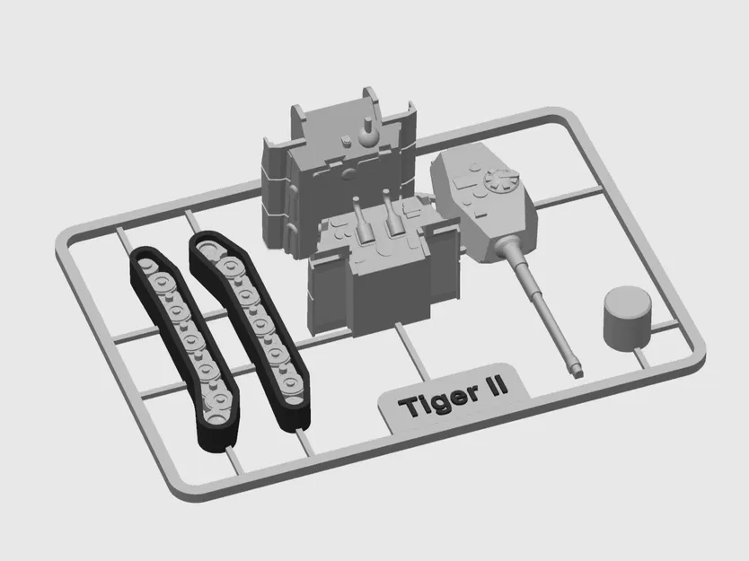 Mô hình xe tăng King Tiger Đức Thế chiến II - Image 1