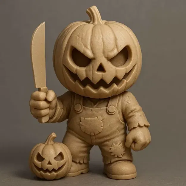 Tượng Bí Ngô Hộ Vệ – Mô hình 3D In Được - Image 1