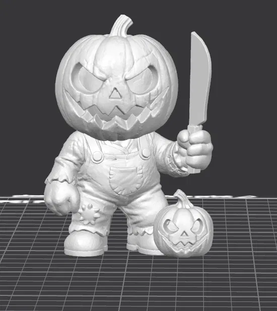 Tượng Bí Ngô Hộ Vệ – Mô hình 3D In Được - Image 4