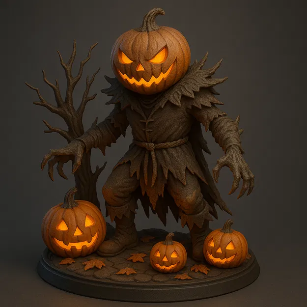 Rơm Rạ Bí Ngô Halloween - Image 1