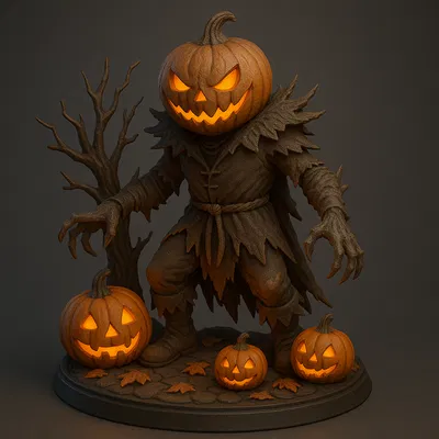 Rơm Rạ Bí Ngô Halloween